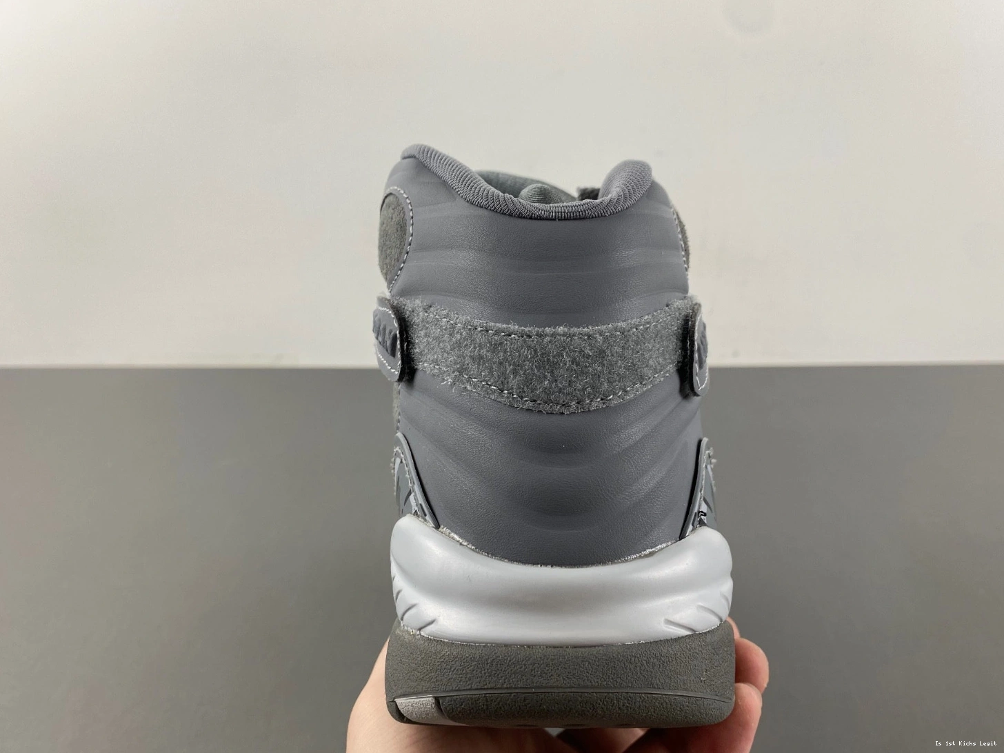 Cool Jordan 305381-014 Retro 8 - Grey Men's 1224